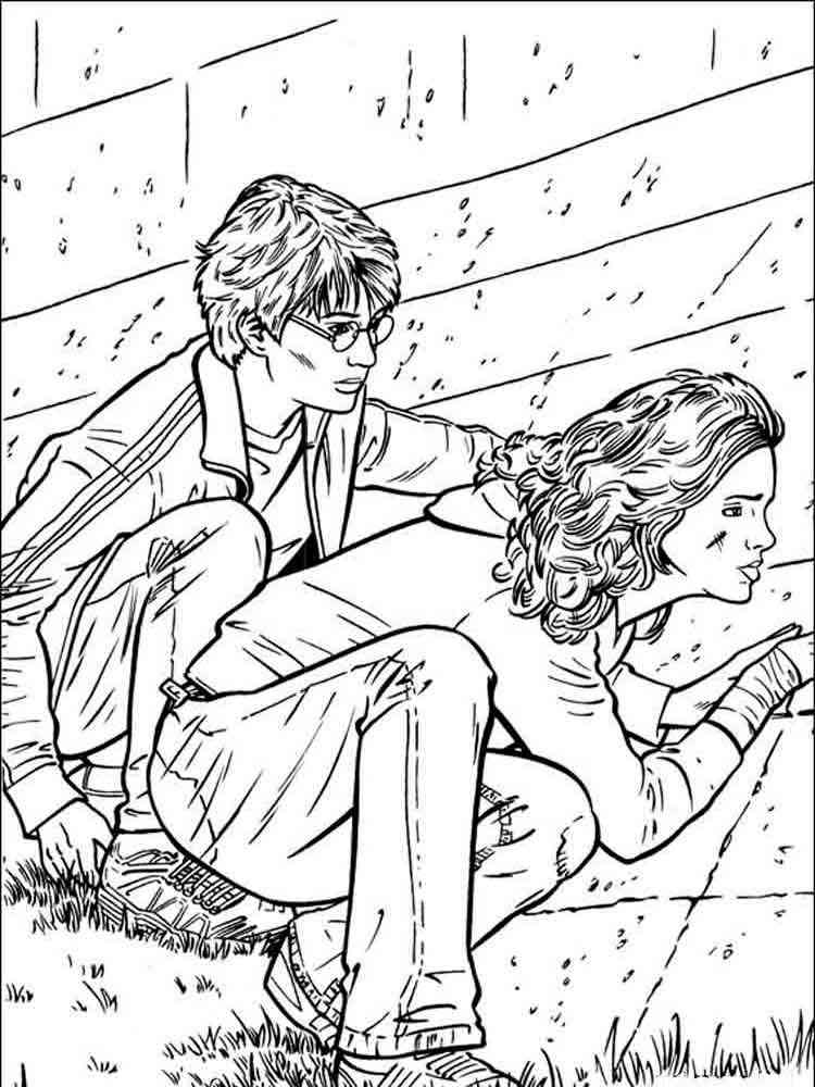 Harry Potter Coloring Pages Printables 107