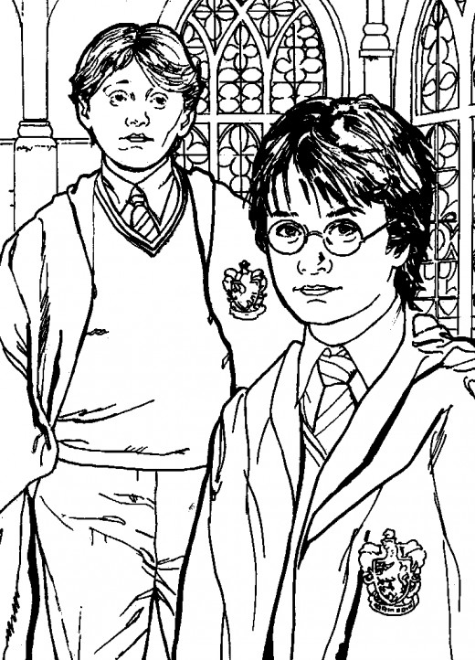 Harry Potter Coloring Pages Printables 109