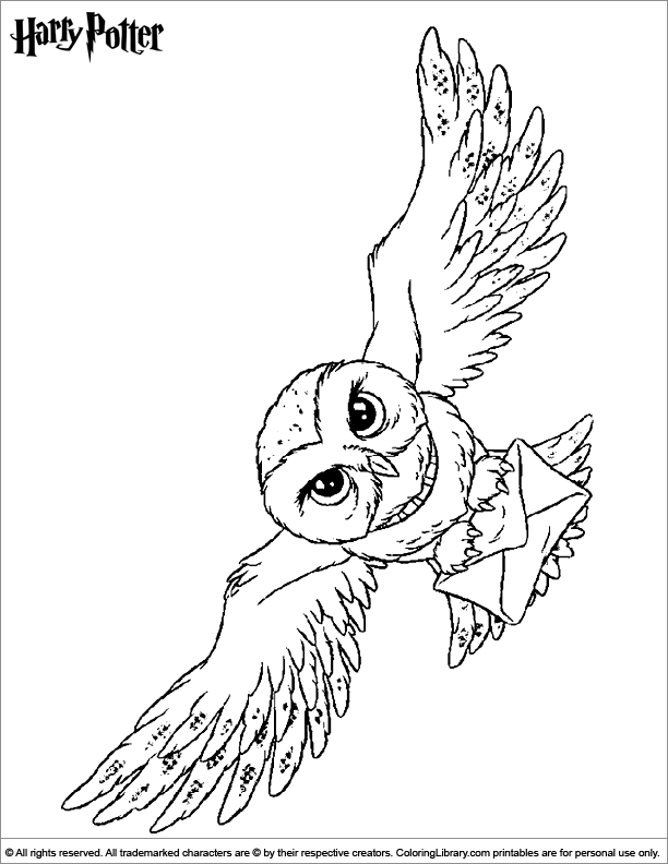 Harry Potter Coloring Pages Printables 110