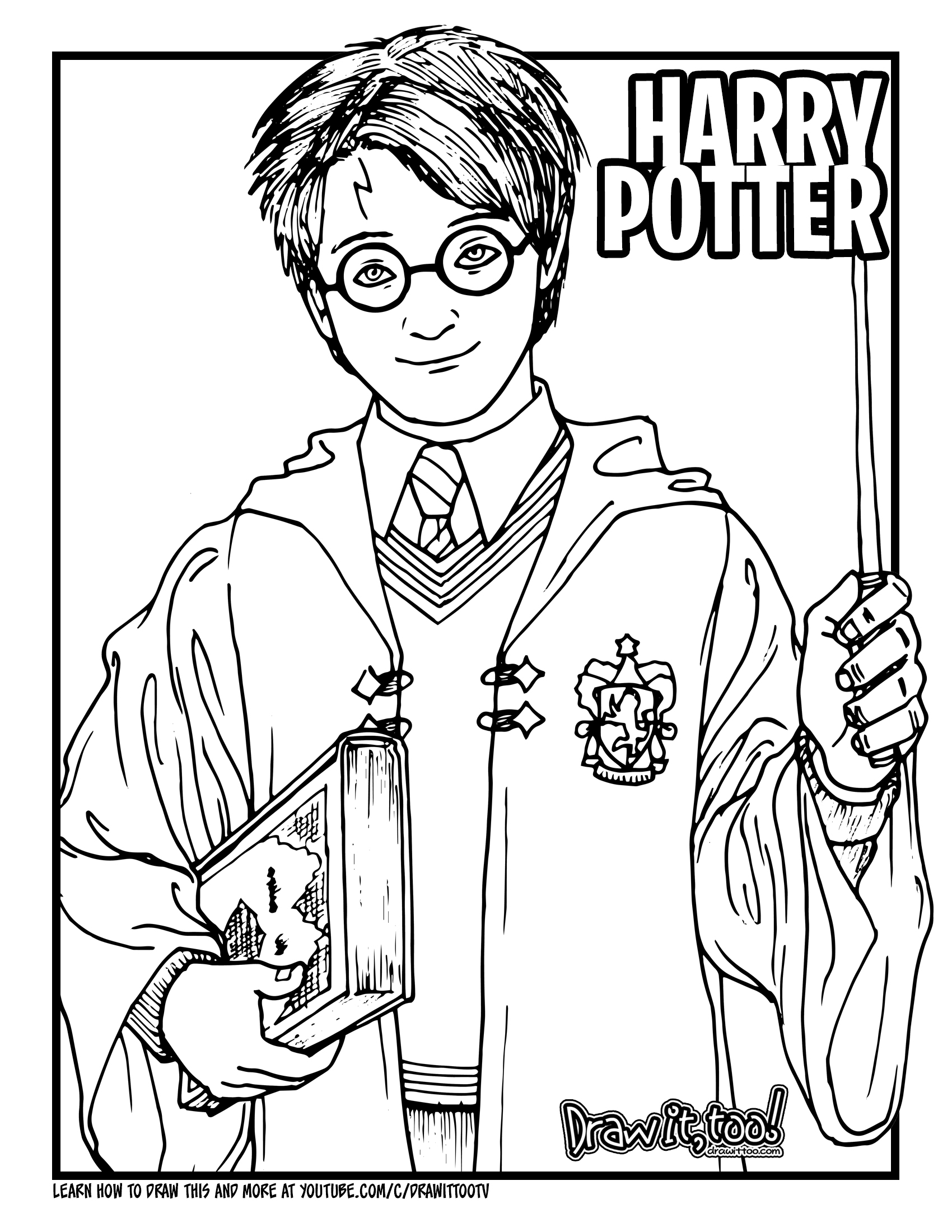 Harry Potter Coloring Pages Printables 17