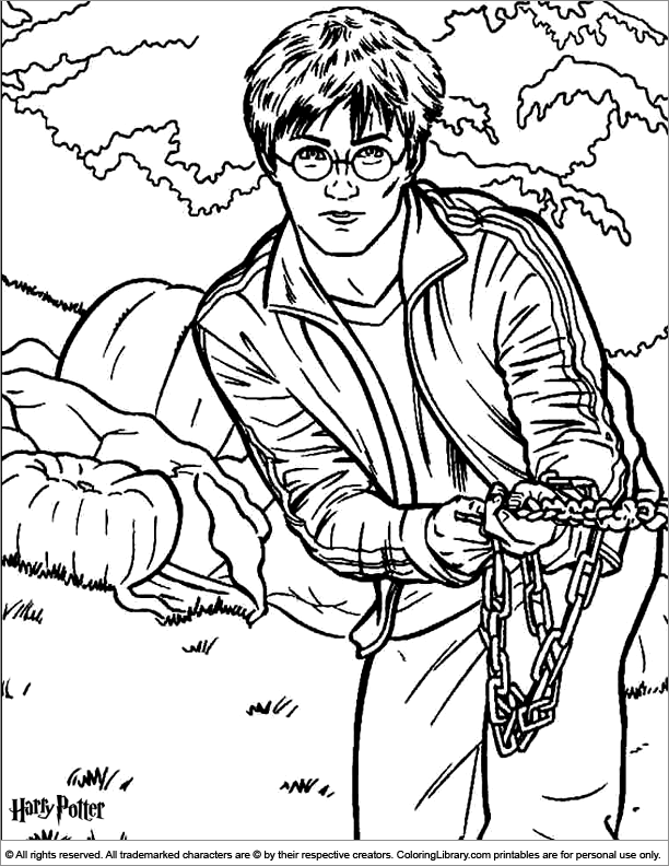 Harry Potter Coloring Pages Printables 22