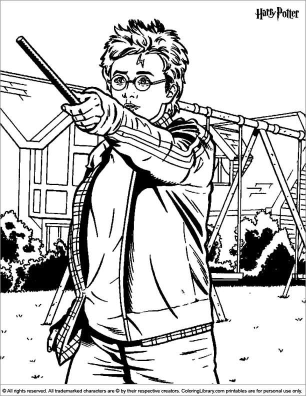 Harry Potter Coloring Pages Printables 25