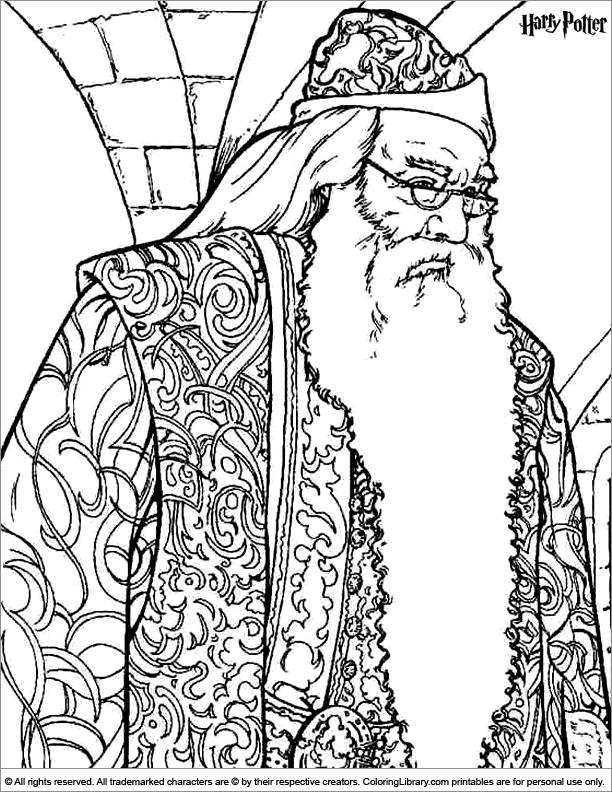 Harry Potter Coloring Pages Printables 41