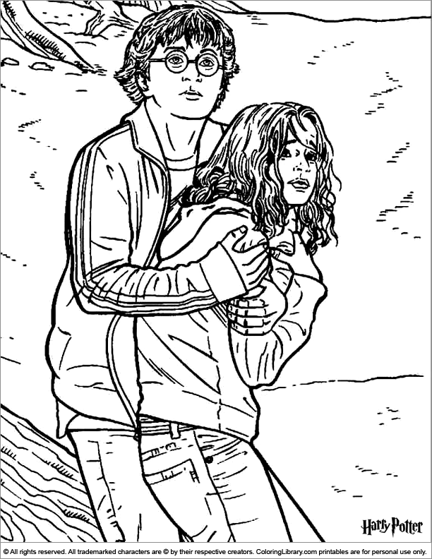 Harry Potter Coloring Pages Printables 42