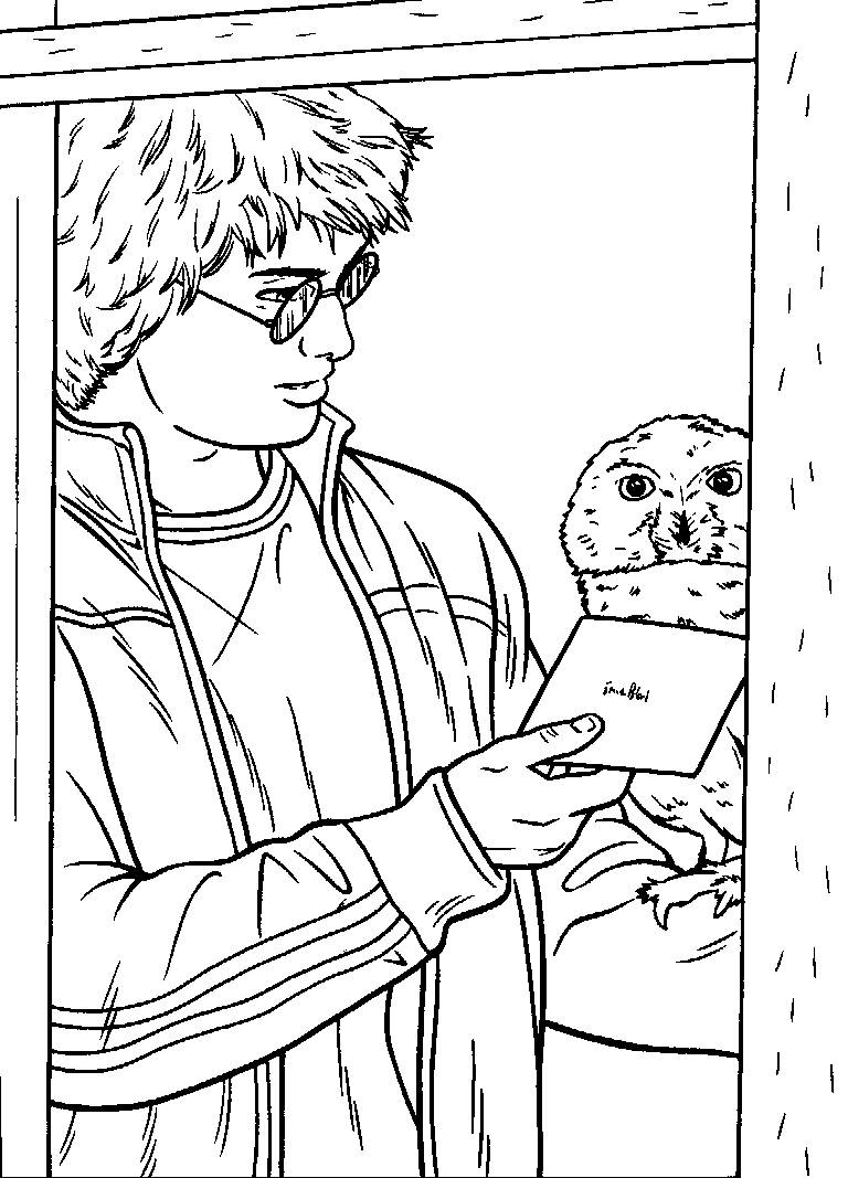 Harry Potter Coloring Pages Printables 5