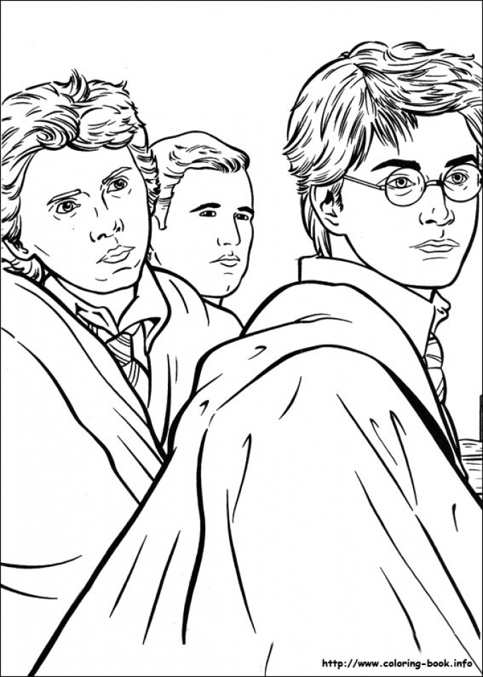 Harry Potter Coloring Pages Printables 6