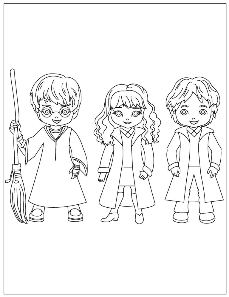 Harry Potter Coloring Pages Printables 63