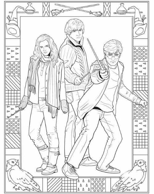 Harry Potter Coloring Pages Printables 69