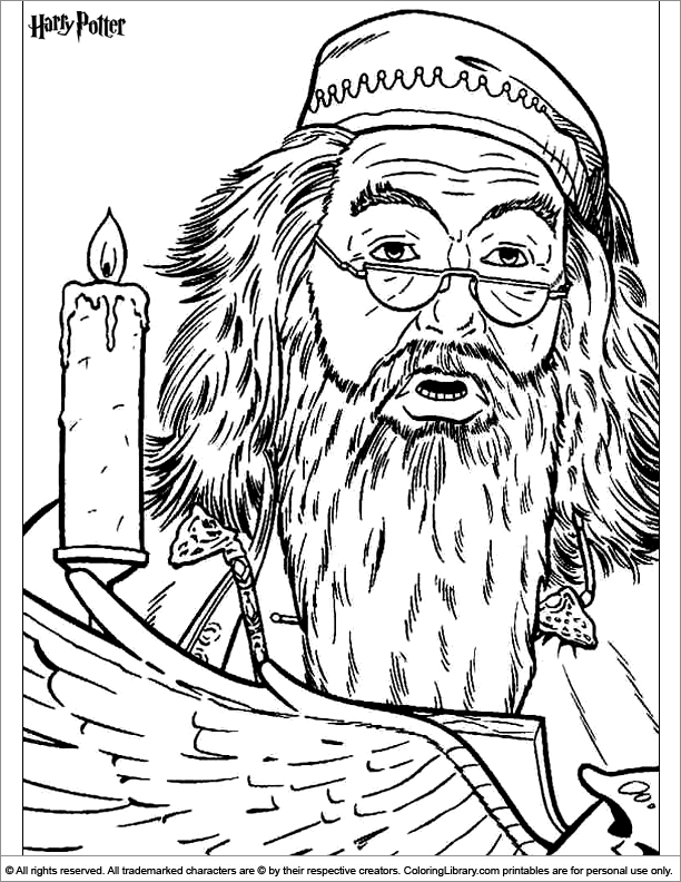 Harry Potter Coloring Pages Printables 7