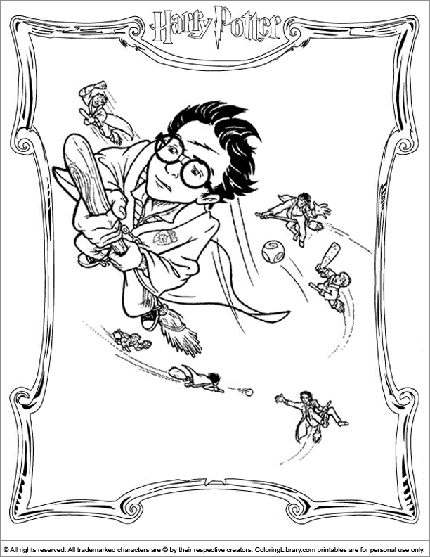 Harry Potter Coloring Pages Printables 75