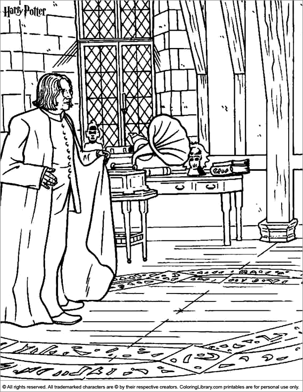 Harry Potter Coloring Pages Printables 79