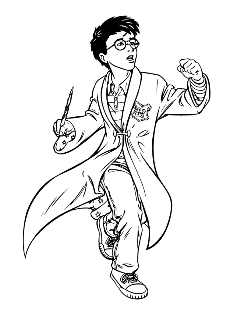 Harry Potter Coloring Pages Printables 86