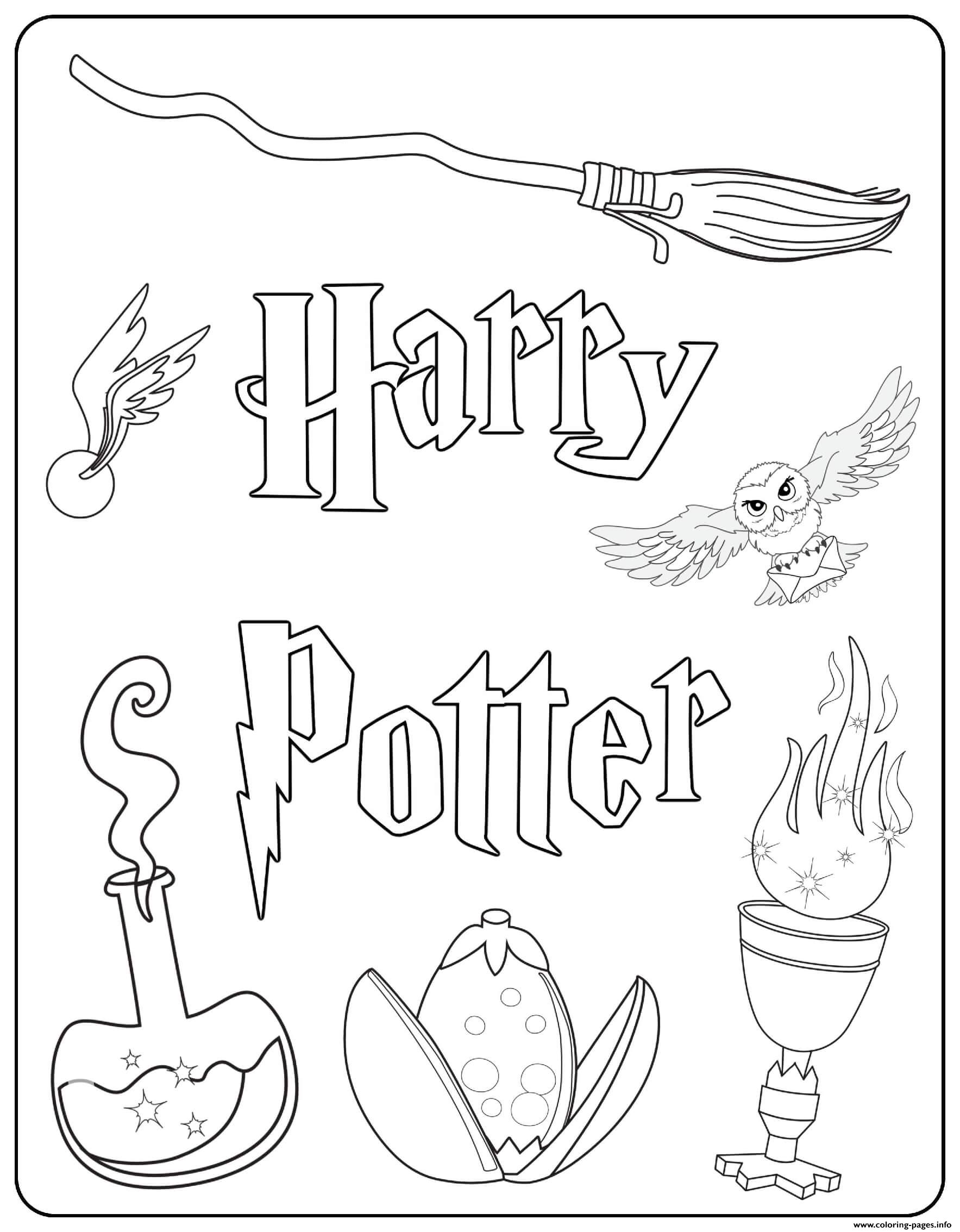 Harry Potter Coloring Pages Printables 99