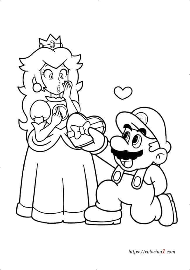 Mario Characters Coloring Pages Free Printable 101