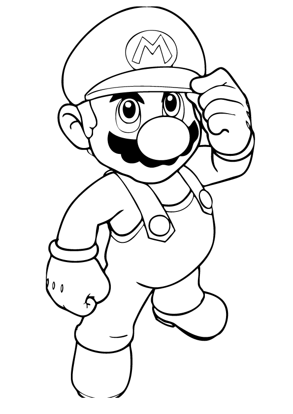 Mario Characters Coloring Pages Free Printable 103