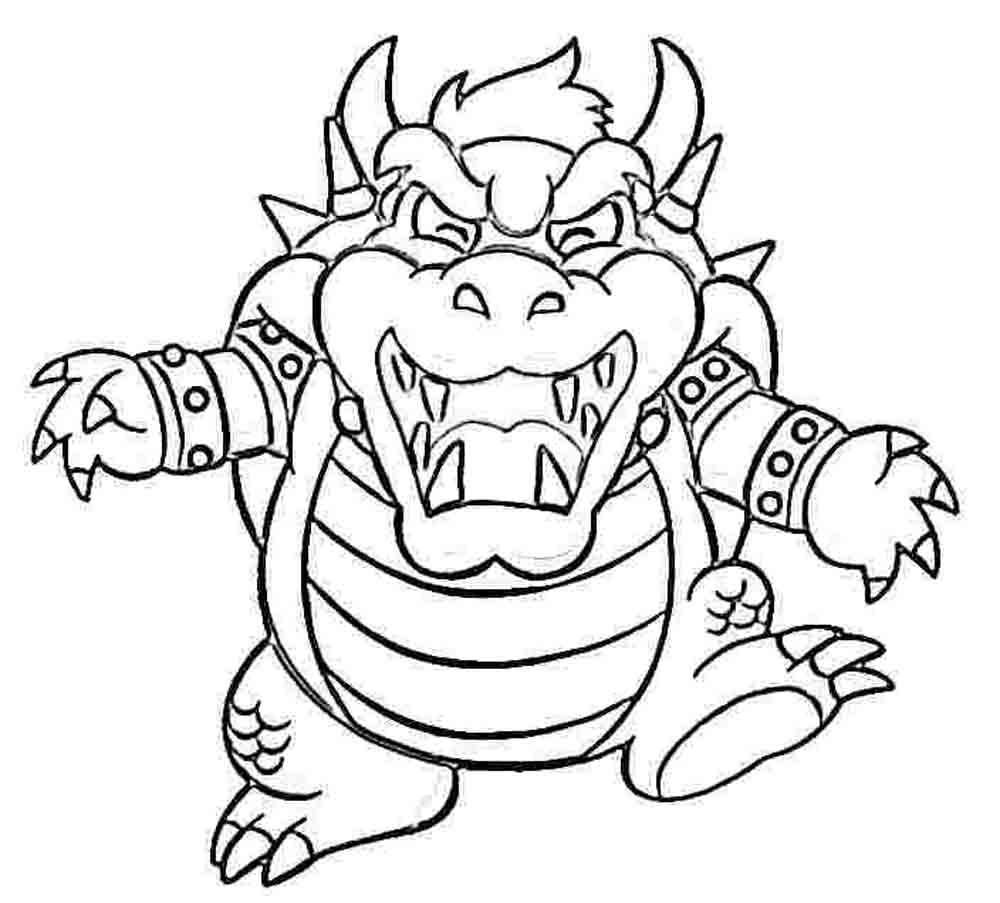 Mario Characters Coloring Pages Free Printable 107