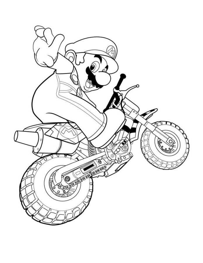 Mario Characters Coloring Pages Free Printable 11