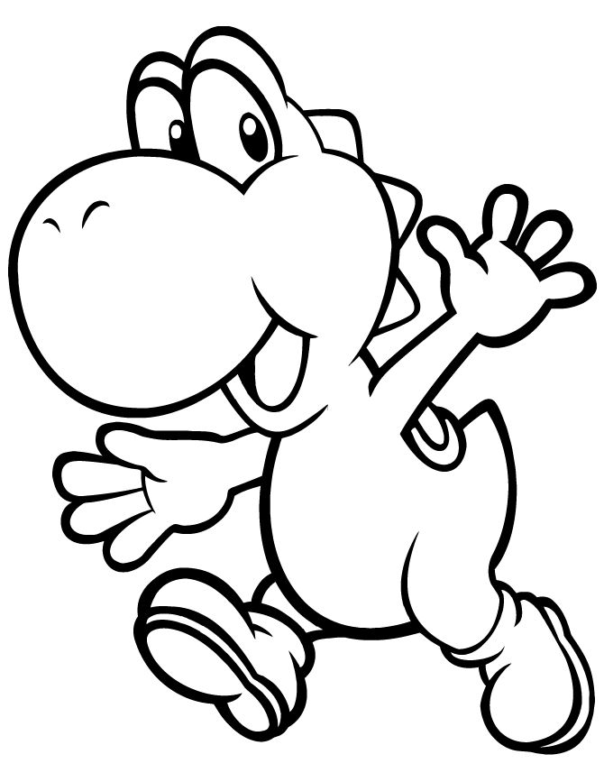 Mario Characters Coloring Pages Free Printable 12