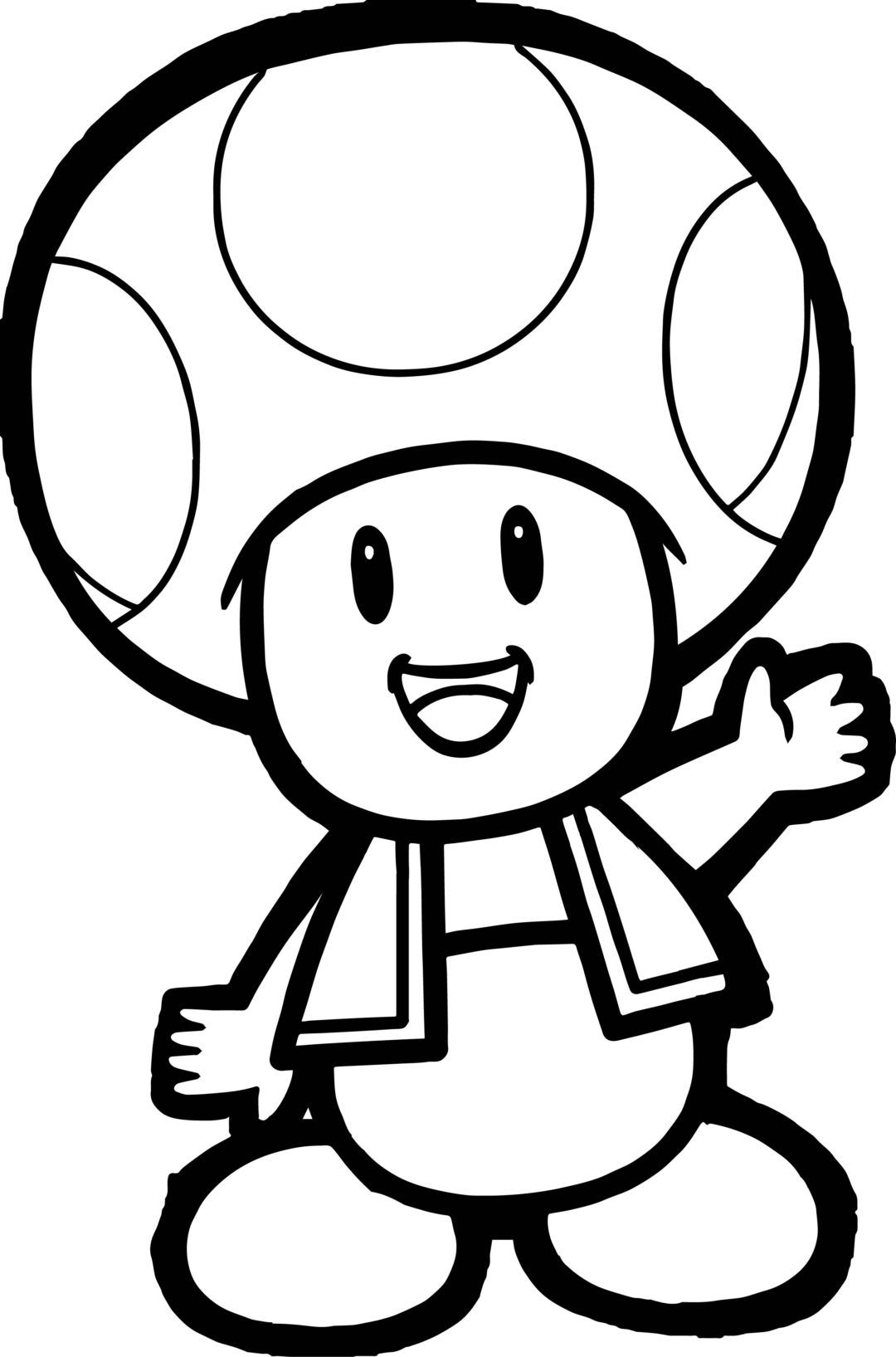 Mario Characters Coloring Pages Free Printable 18