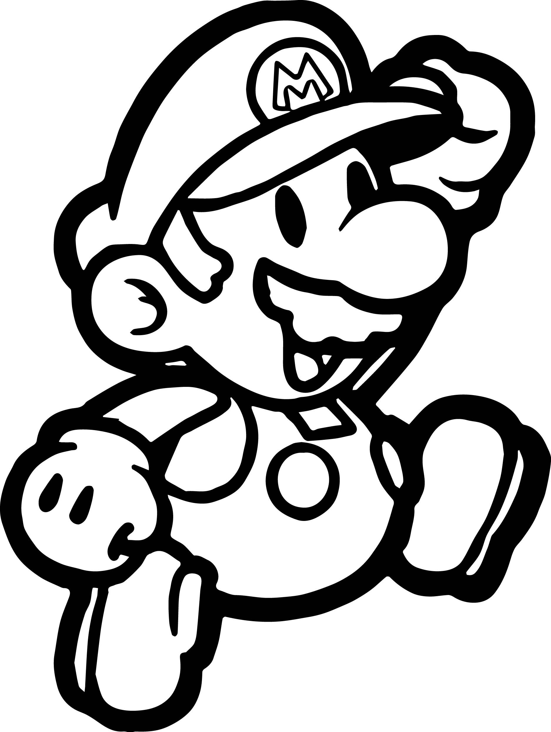 Mario Characters Coloring Pages Free Printable 22