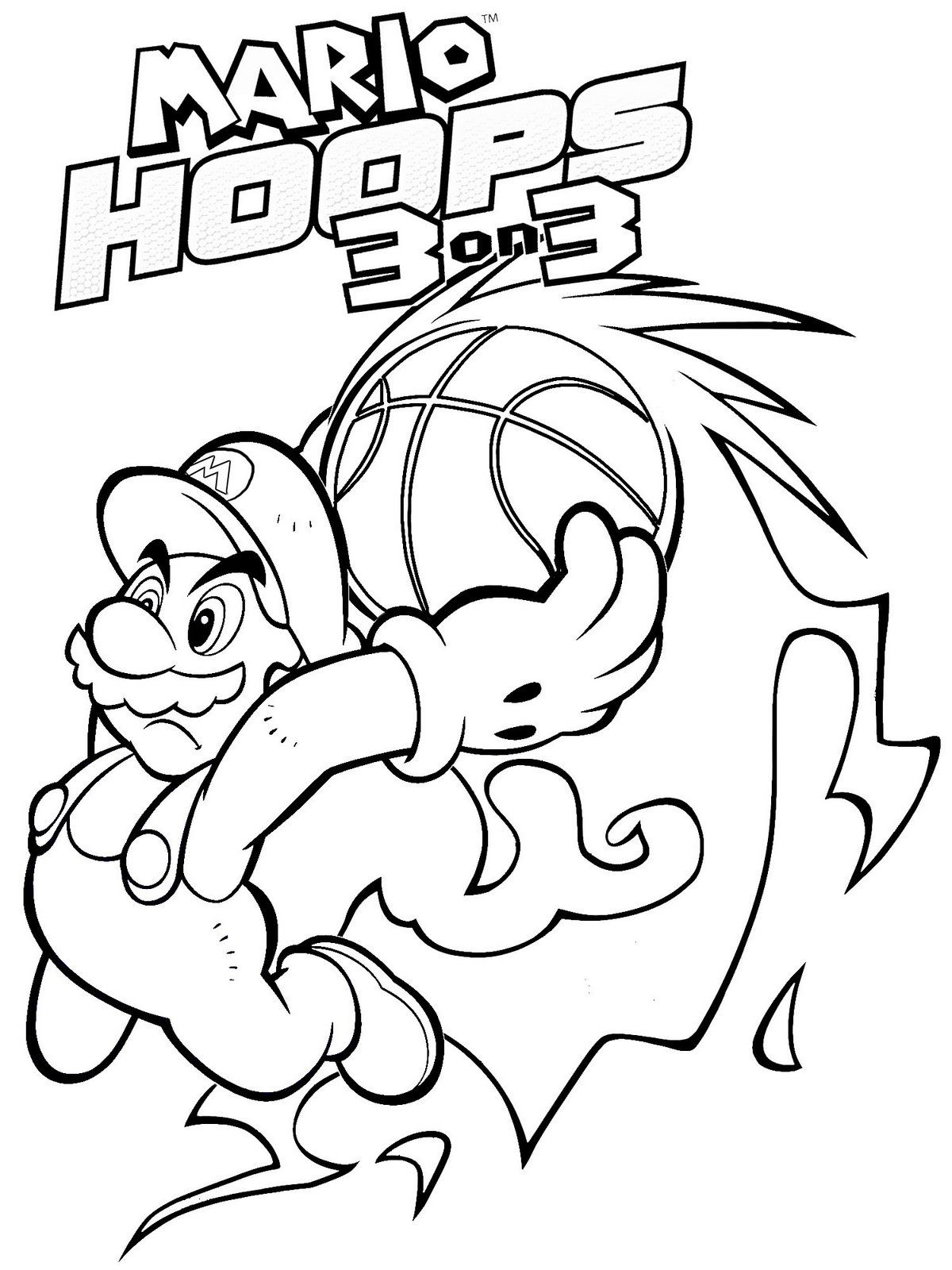 Mario Characters Coloring Pages Free Printable 23