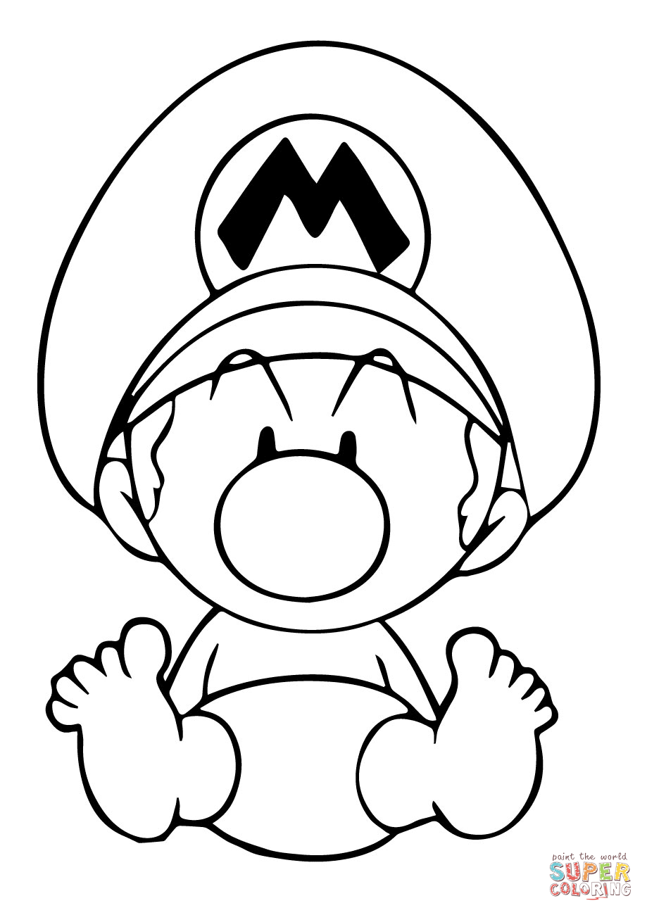 Mario Characters Coloring Pages Free Printable 25