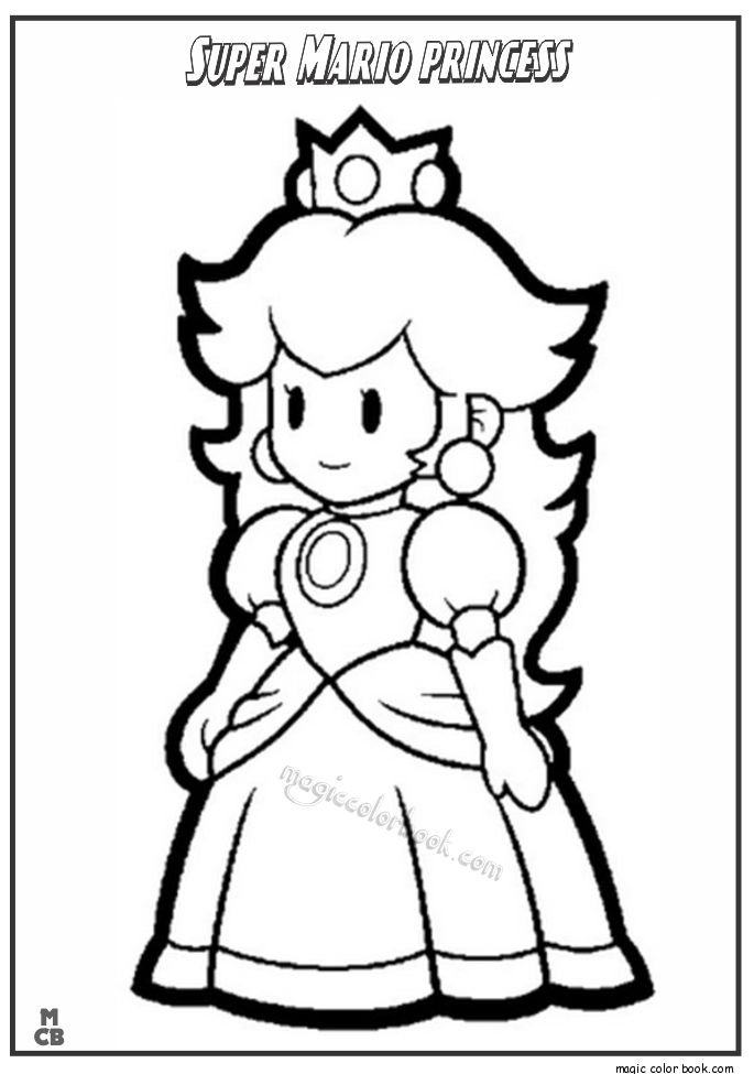 Mario Characters Coloring Pages Free Printable 30