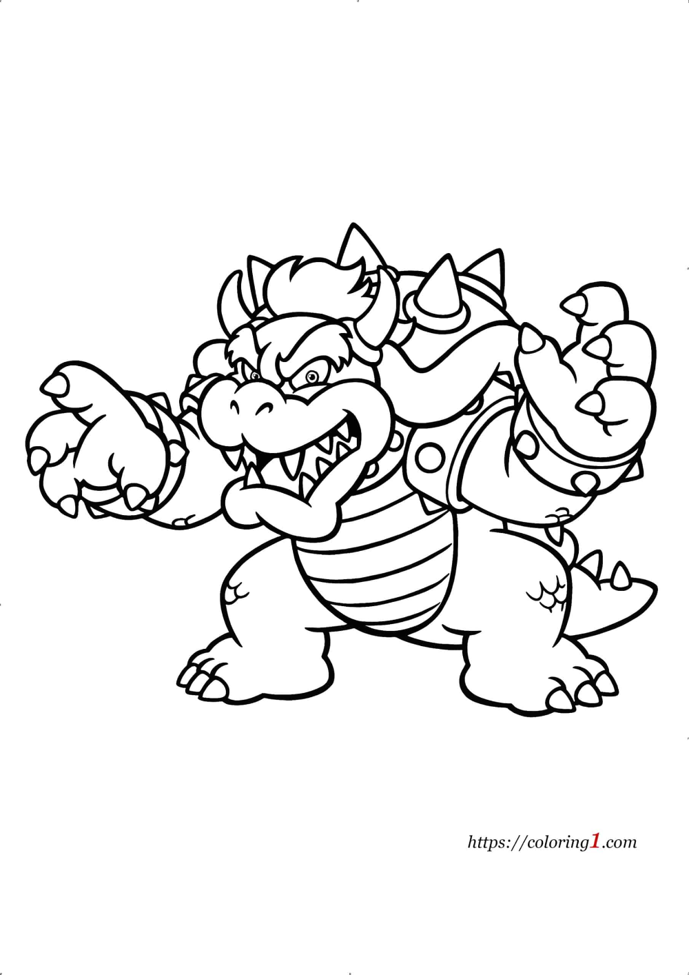 Mario Characters Coloring Pages Free Printable 37