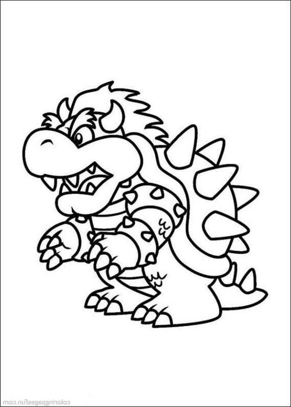 Mario Characters Coloring Pages Free Printable 38