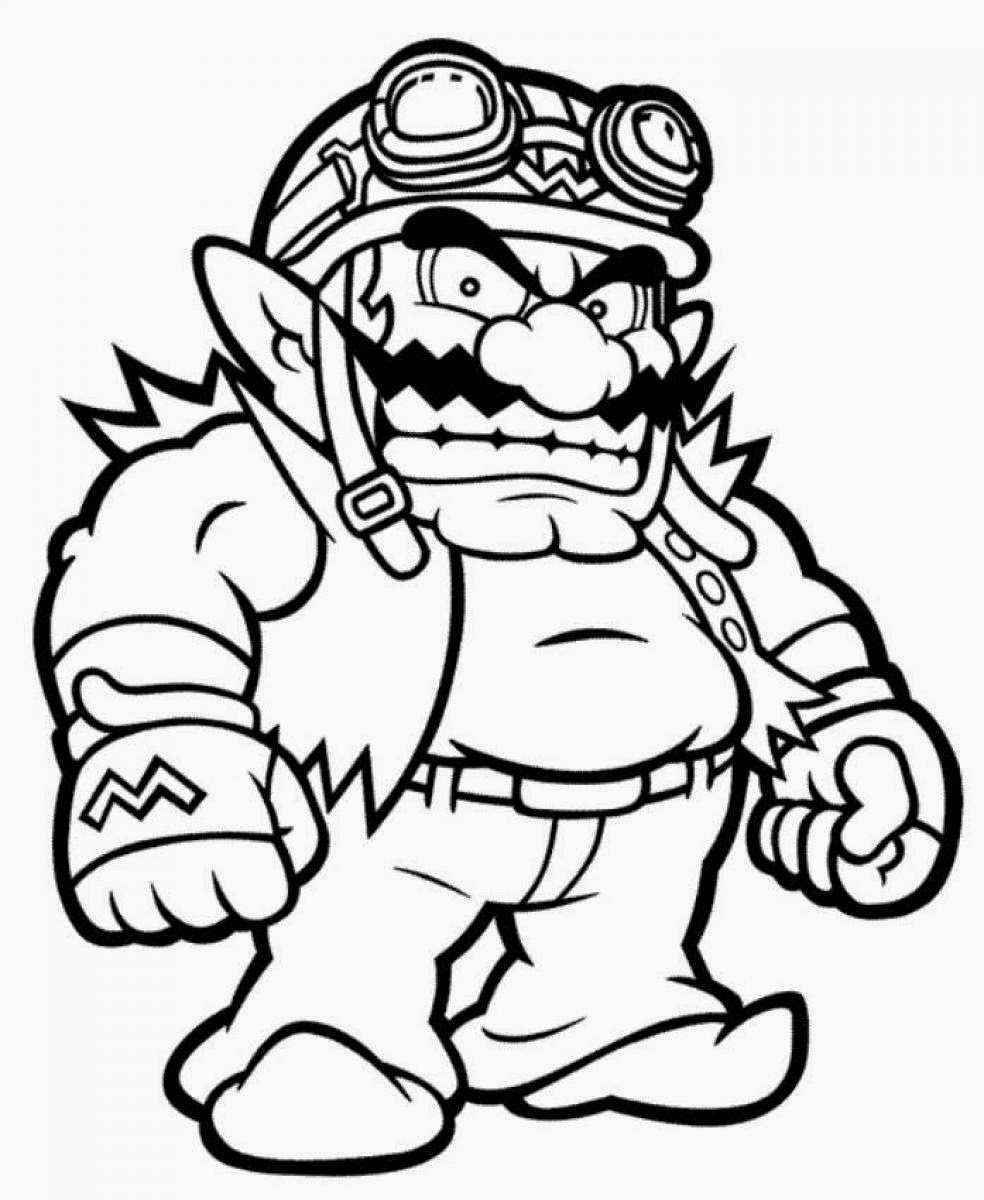 Mario Characters Coloring Pages Free Printable 45