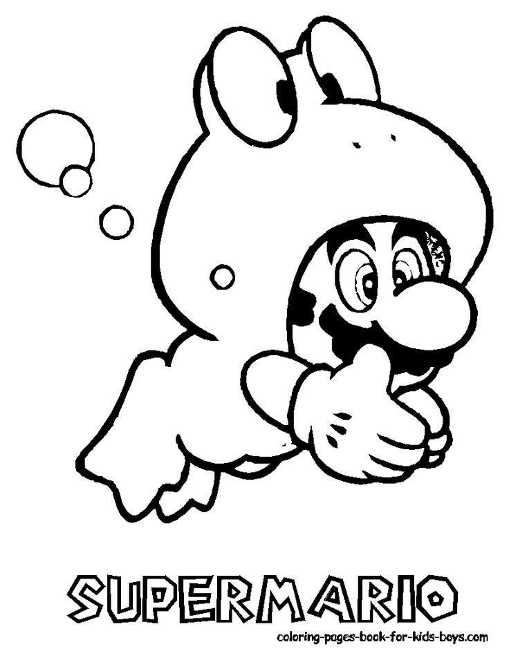 Mario Characters Coloring Pages Free Printable 49