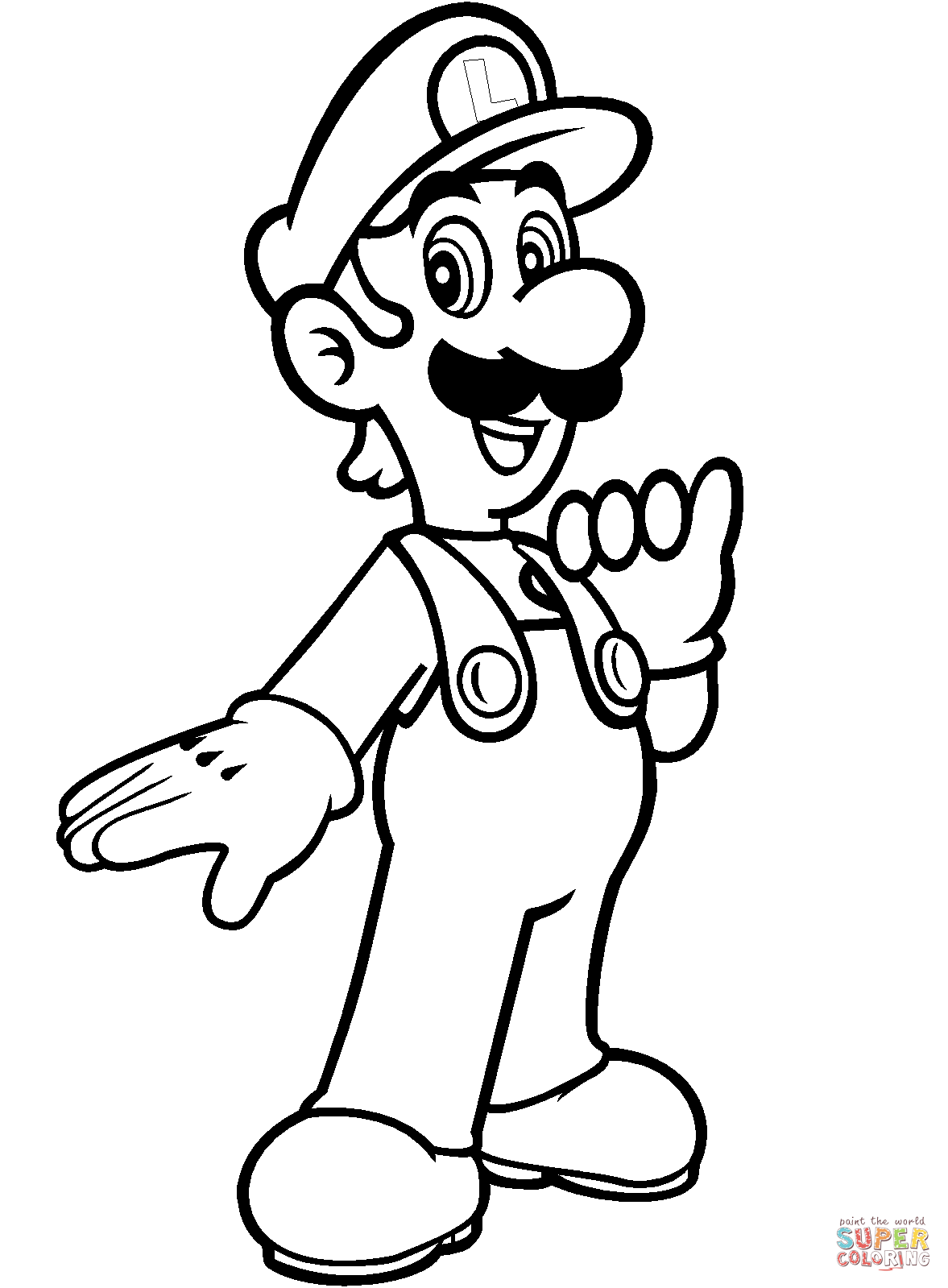 Mario Characters Coloring Pages Free Printable 60