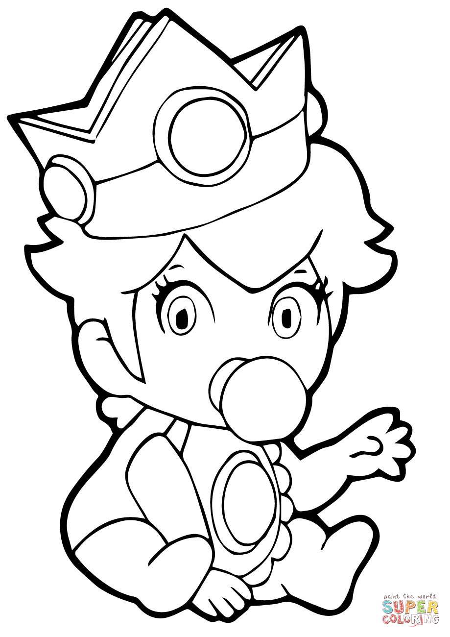 Mario Characters Coloring Pages Free Printable 63