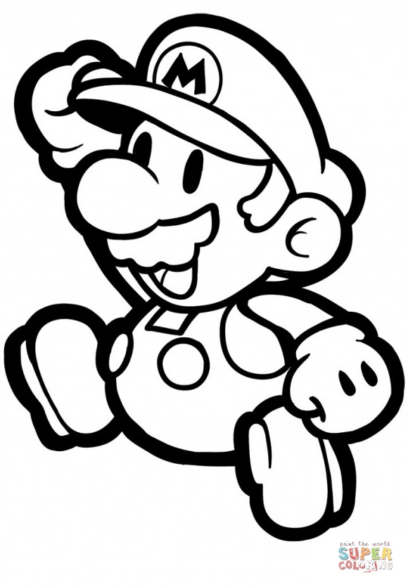 Mario Characters Coloring Pages Free Printable 66