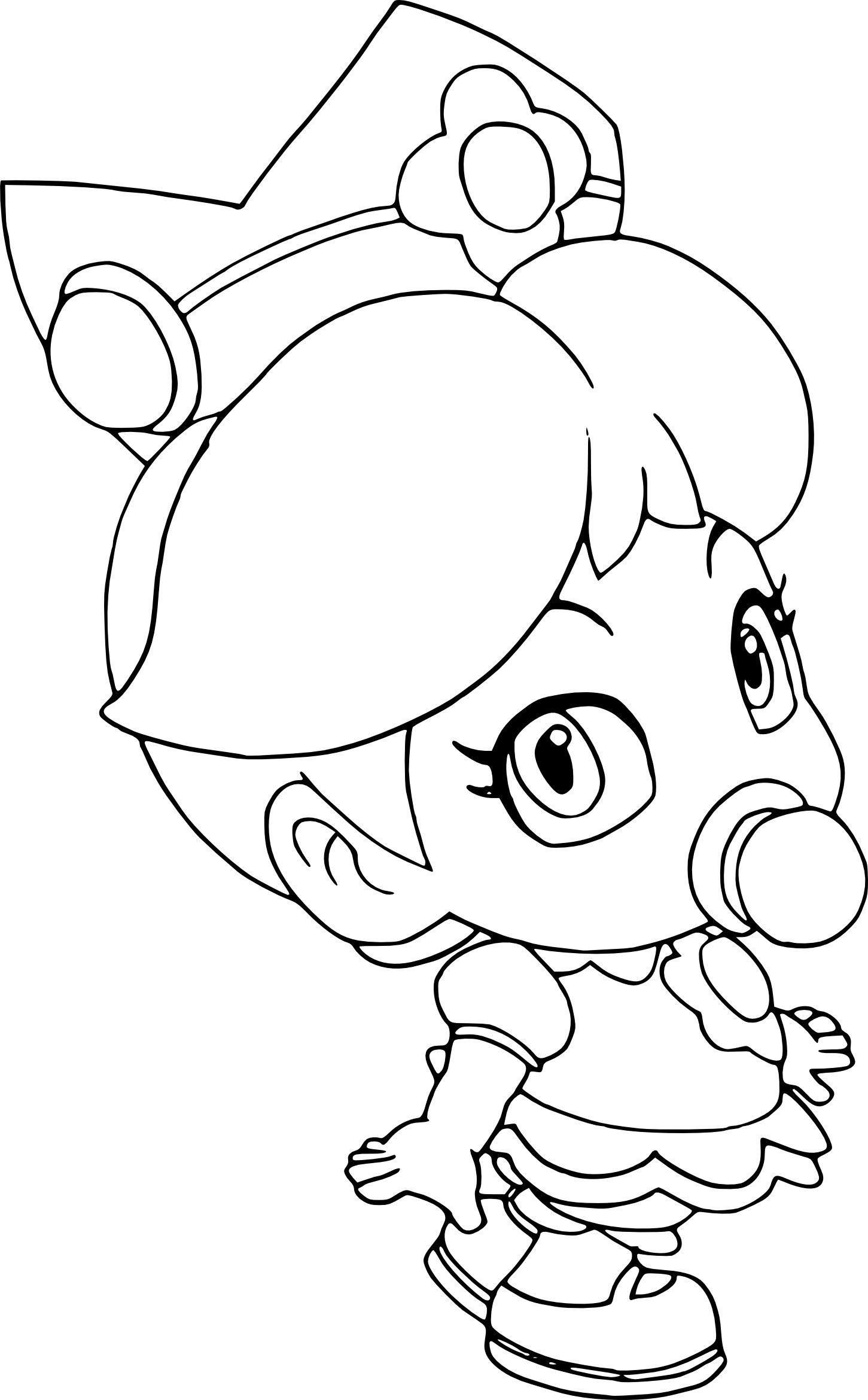 Mario Characters Coloring Pages Free Printable 68