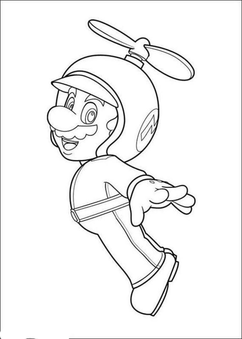 Mario Characters Coloring Pages Free Printable 85