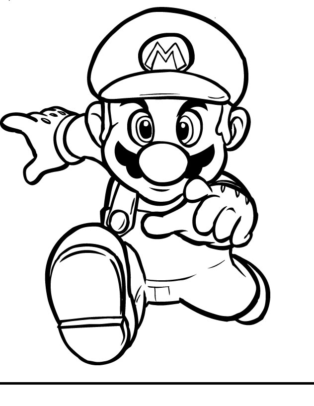 Mario Characters Coloring Pages Free Printable 87