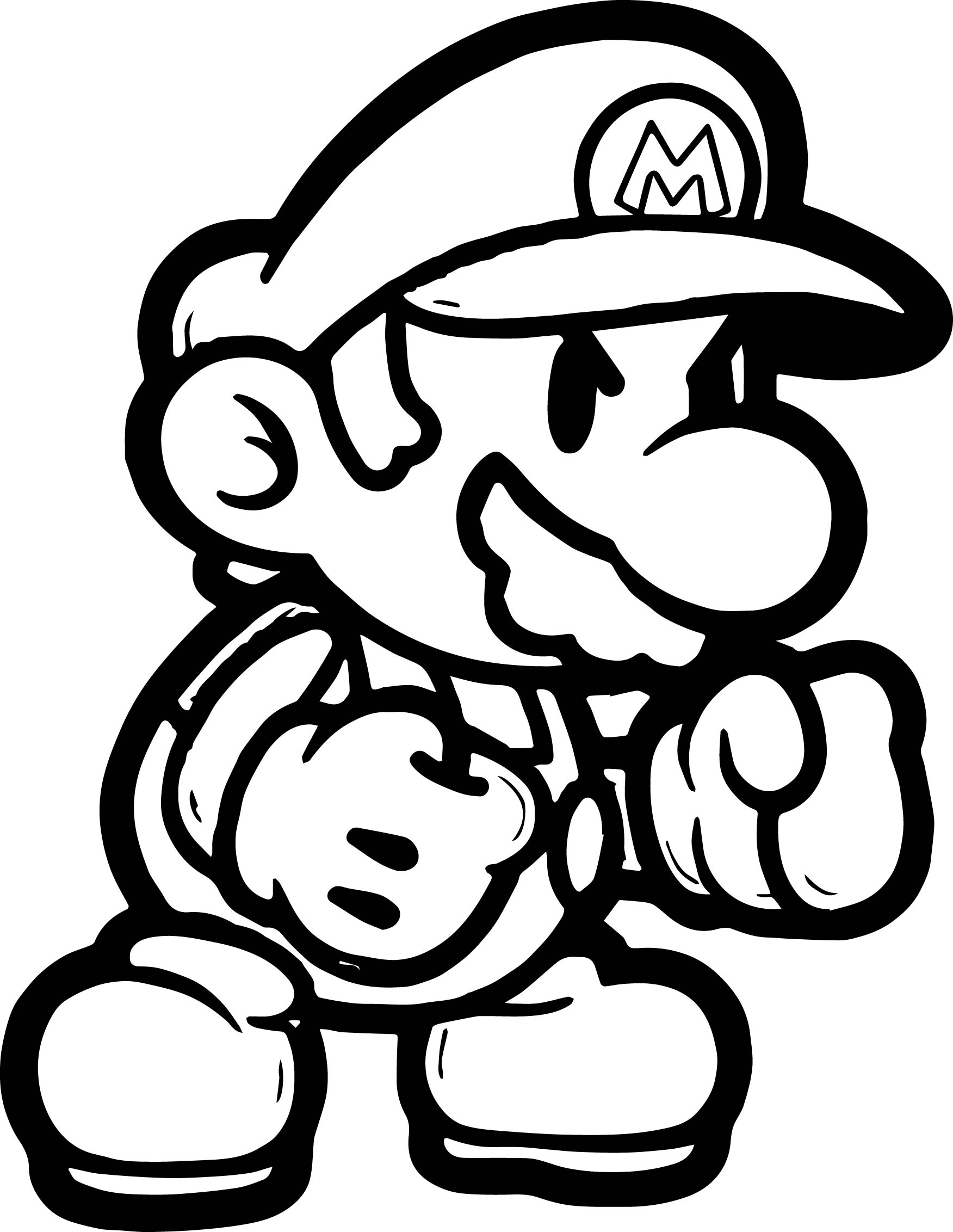 Mario Characters Coloring Pages Free Printable 88