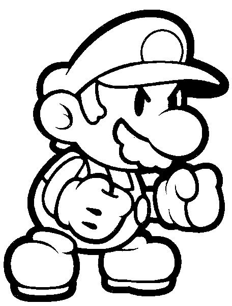 Mario Characters Coloring Pages Free Printable 91