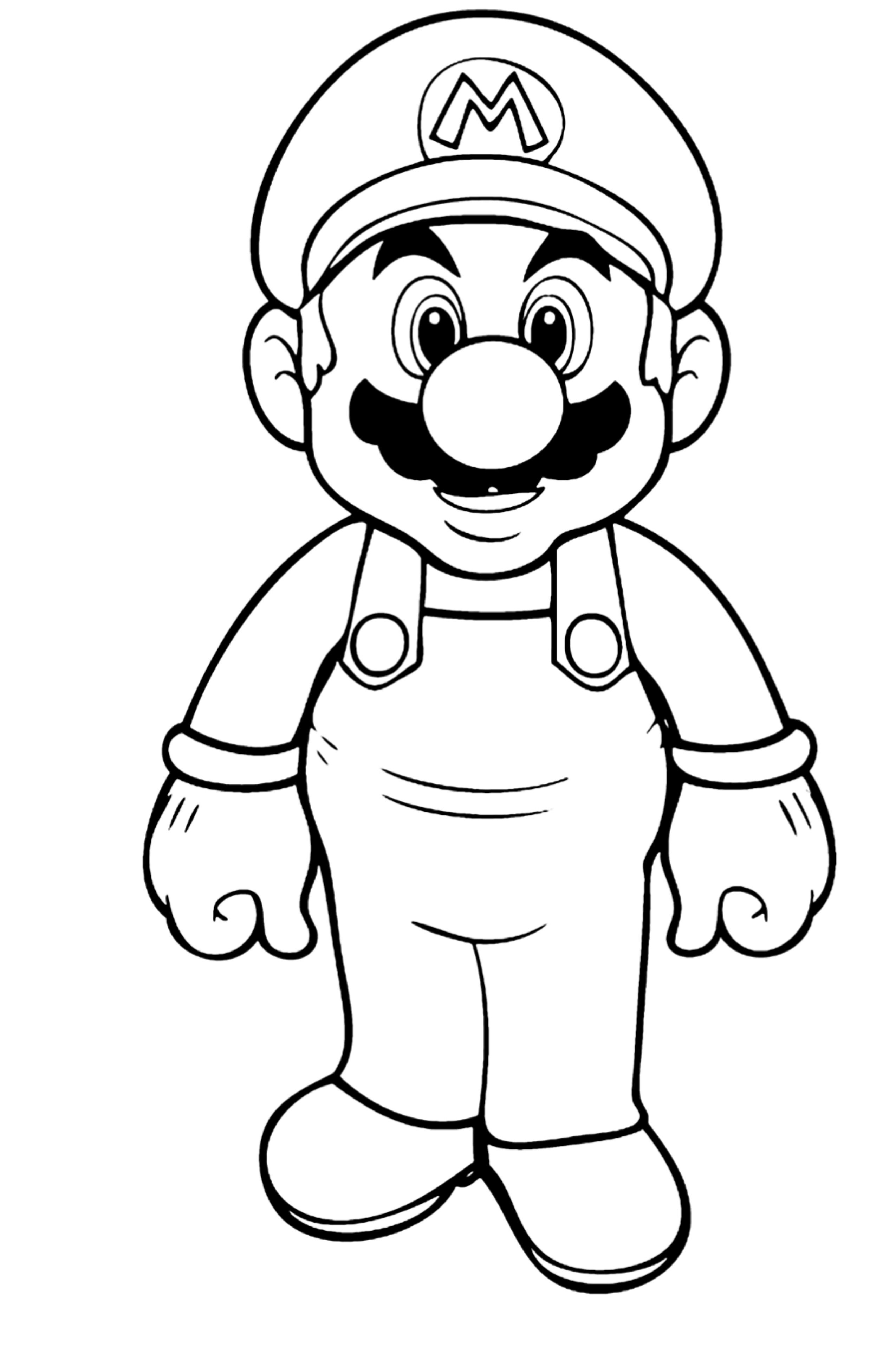 Mario Characters Coloring Pages Free Printable 96