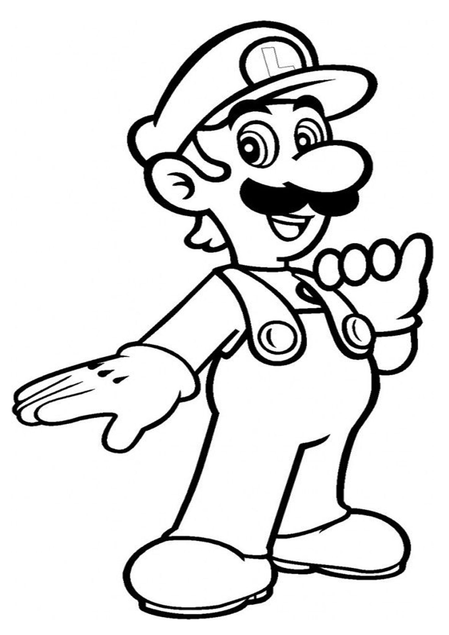 Mario Characters Coloring Pages Free Printable 99