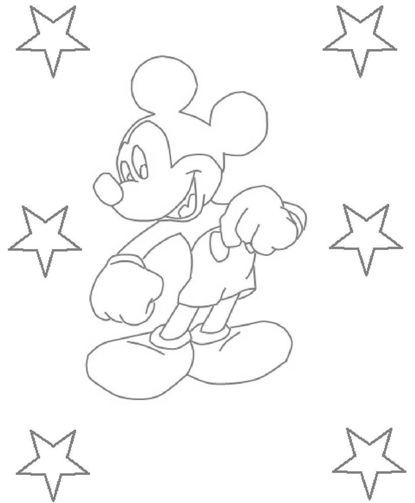 Mickey Mouse Coloring Pages Free Printables 10