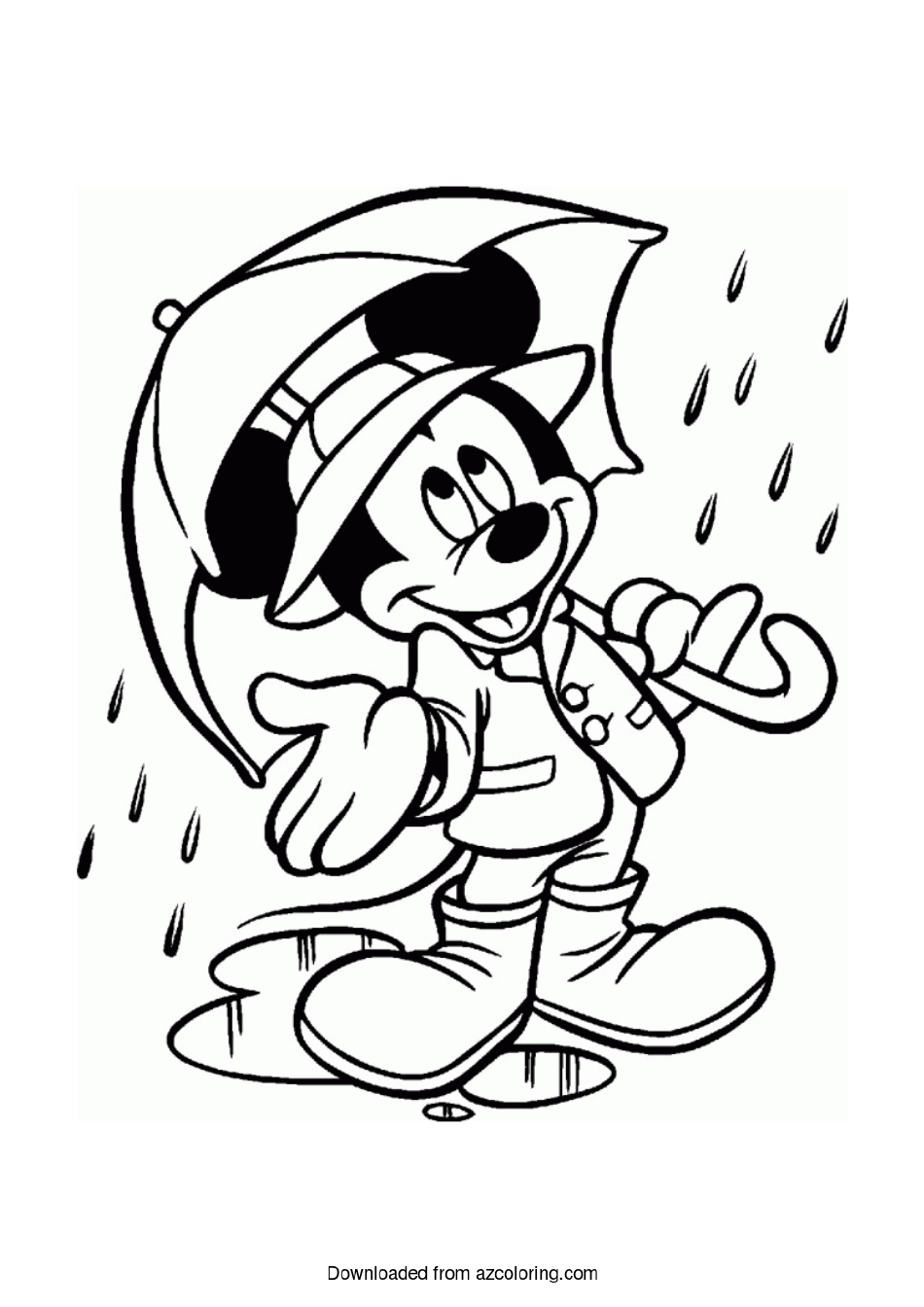 Mickey Mouse Coloring Pages Free Printables 104