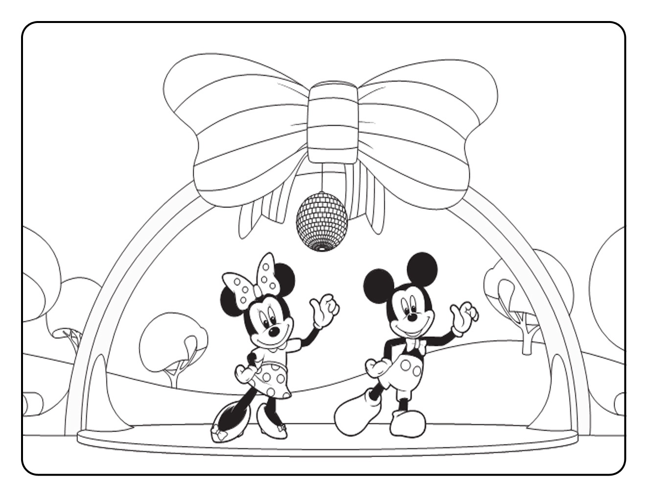 Mickey Mouse Coloring Pages Free Printables 105