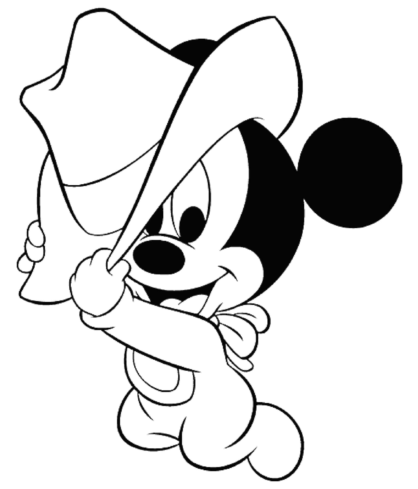 Mickey Mouse Coloring Pages Free Printables 106