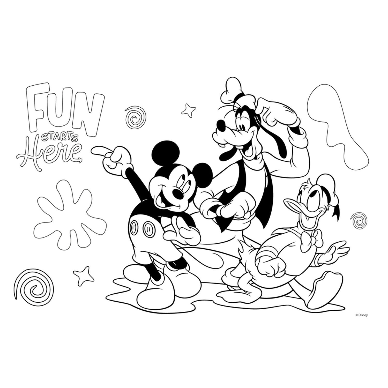 Mickey Mouse Coloring Pages Free Printables 108