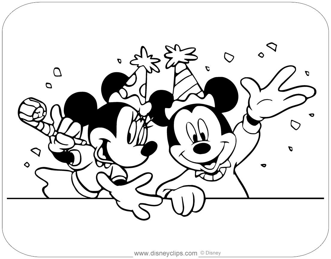 Mickey Mouse Coloring Pages Free Printables 110