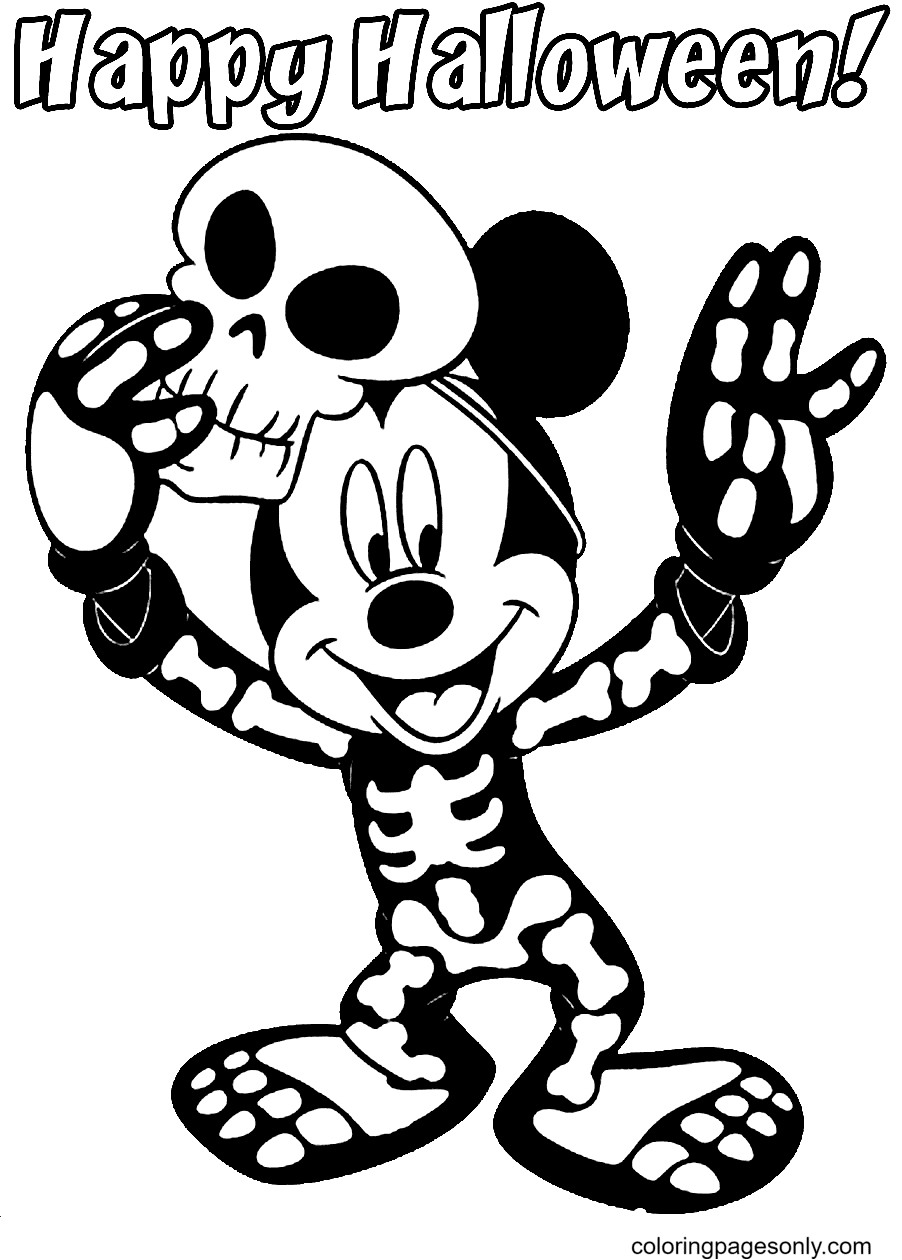 Mickey Mouse Coloring Pages Free Printables 119