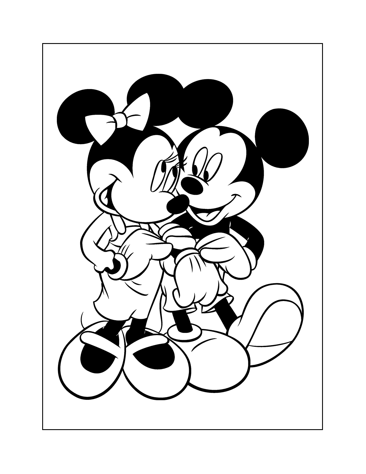 Mickey Mouse Coloring Pages Free Printables 122