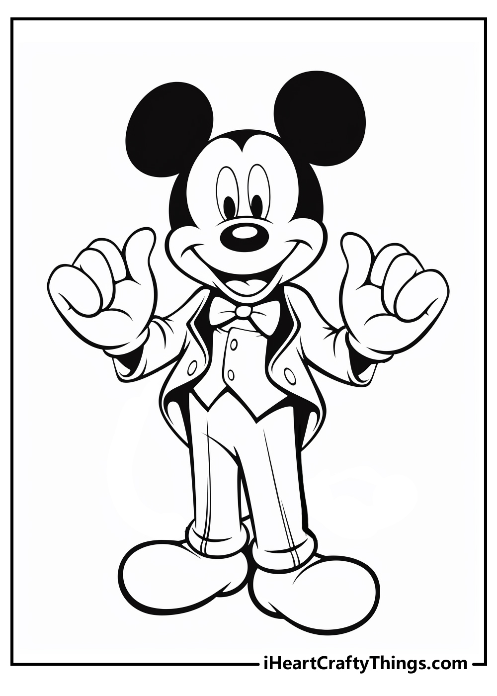 Mickey Mouse Coloring Pages Free Printables 124